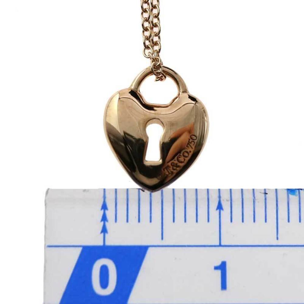 Tiffany Heart Lock Necklace Gold